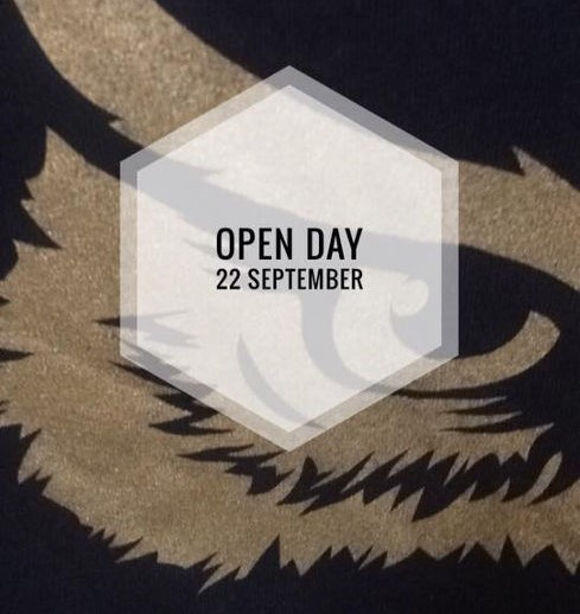 poster that says 'Noctua Brewery - Open Day'
