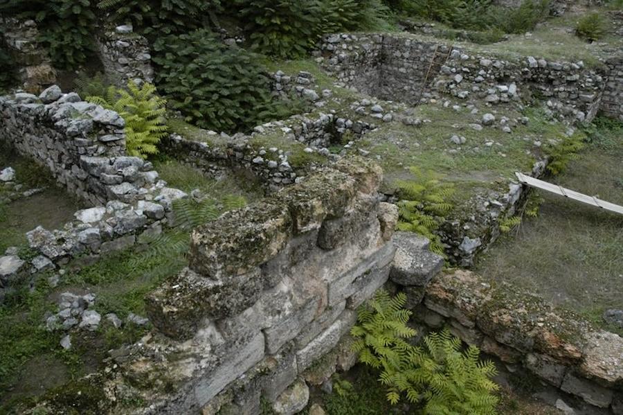 The remains of the ancient citadel of Thebes, the Cadmea, whose founding dates back to time immemorial.