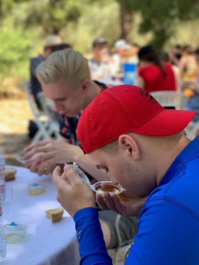 Olive oil tasting