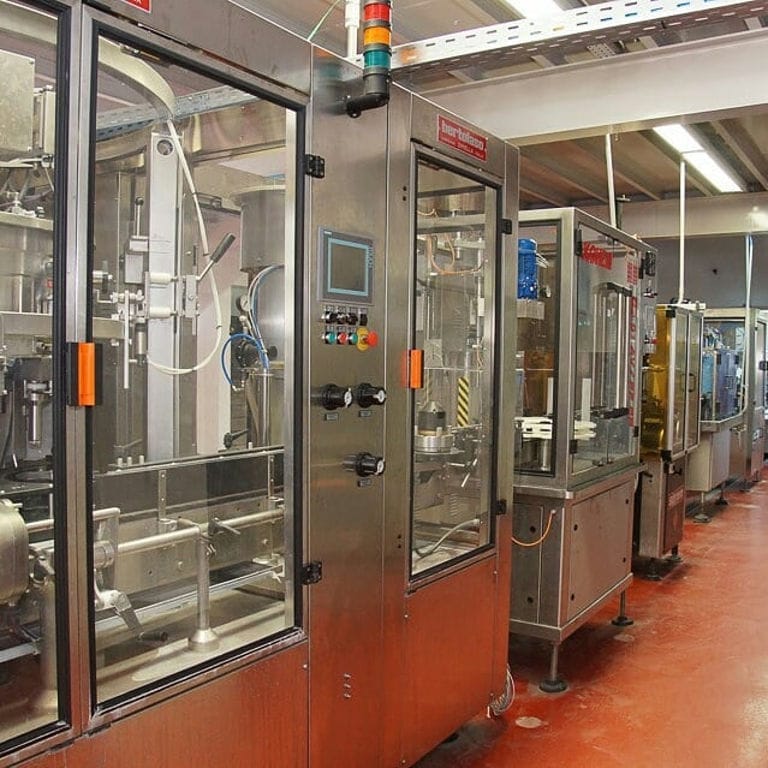 wine packaging machine at 'Zoinos Winery' plant