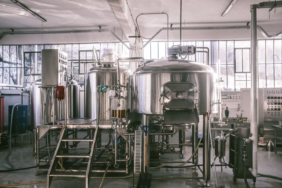 The beer brewing machine