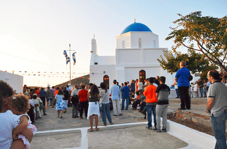 that commemorate festival of her birth at Amorgos