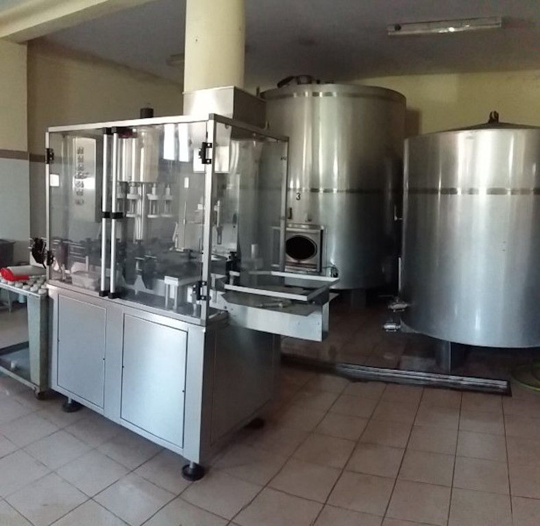 wine packaging machine at' Foundi Estate' plant