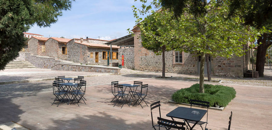 The Museum of Industrial Olive-Oil Production Lesvos is housed in old communal olive pres