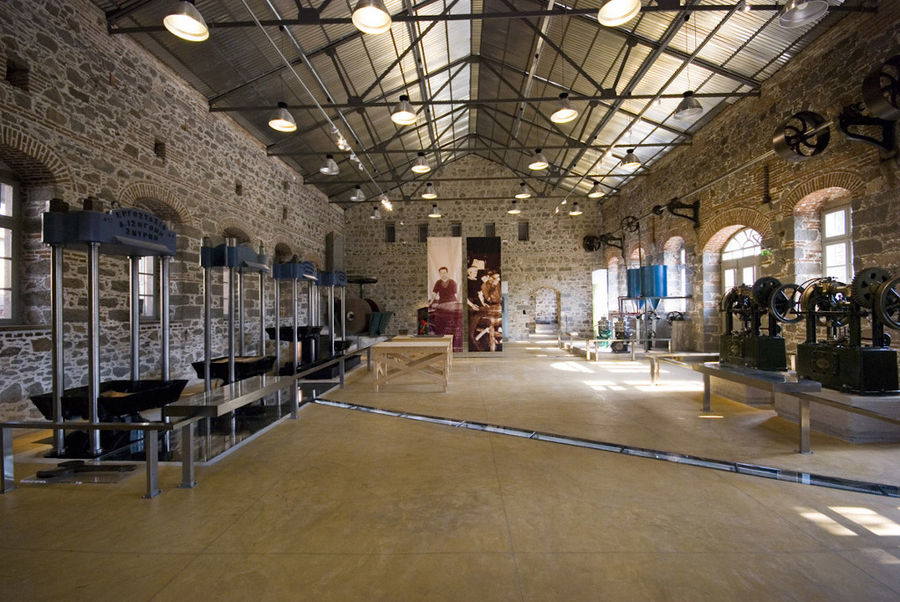 The Museum of Industrial Olive-Oil Lesvos presents the industrial phase of olive-oil production