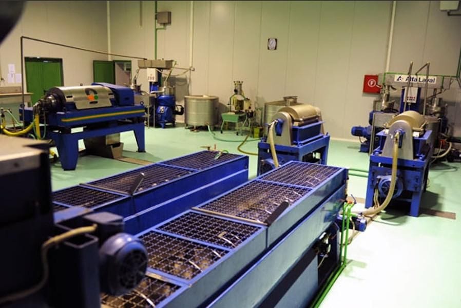 Melas Epidauros olive oil plant with equipment and machines