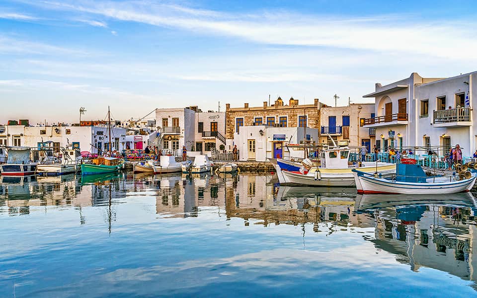 The small fishing port of Paros|Naoussa