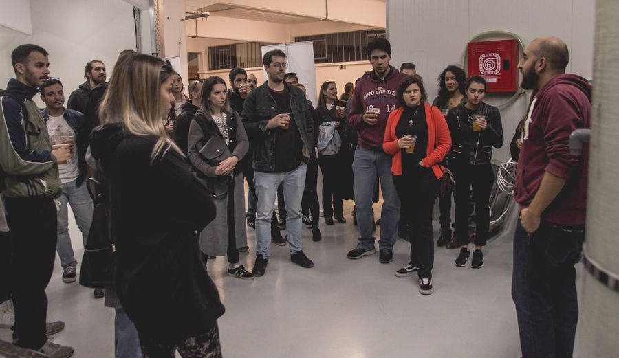 Guided tour of the brewery