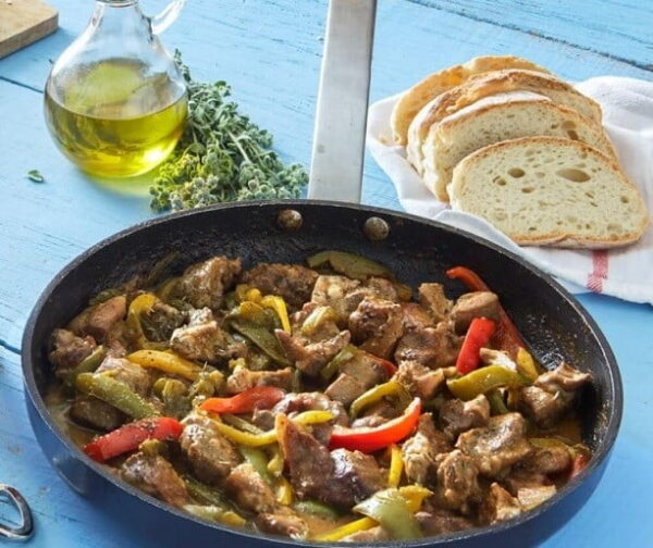 Pan with Greek ‘Tigania’