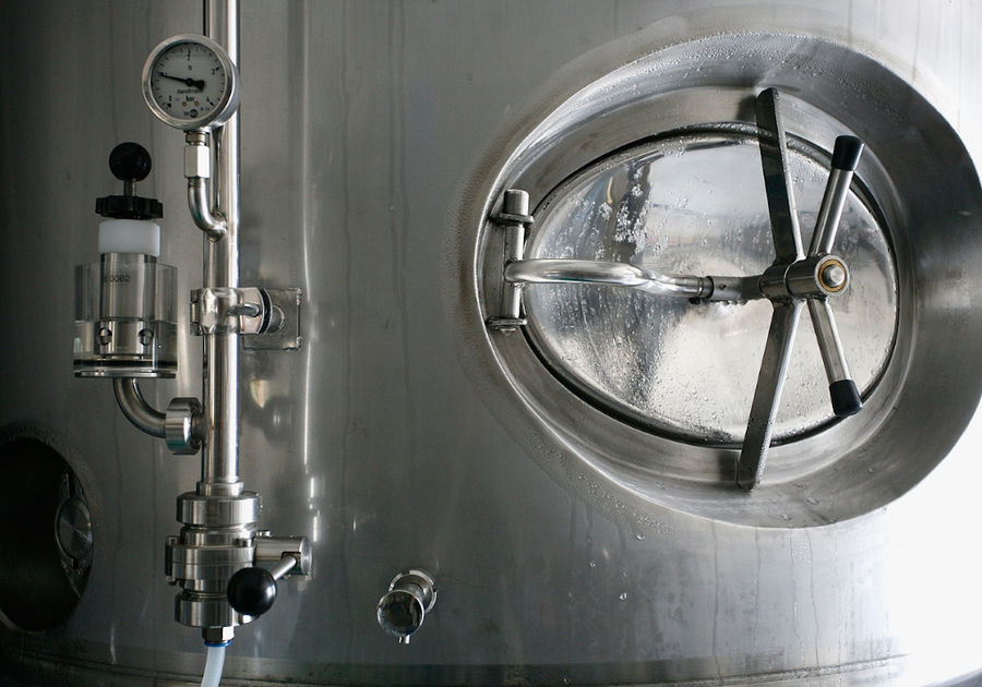 tank's measuring instrument at 'Chios Beer' manufacture