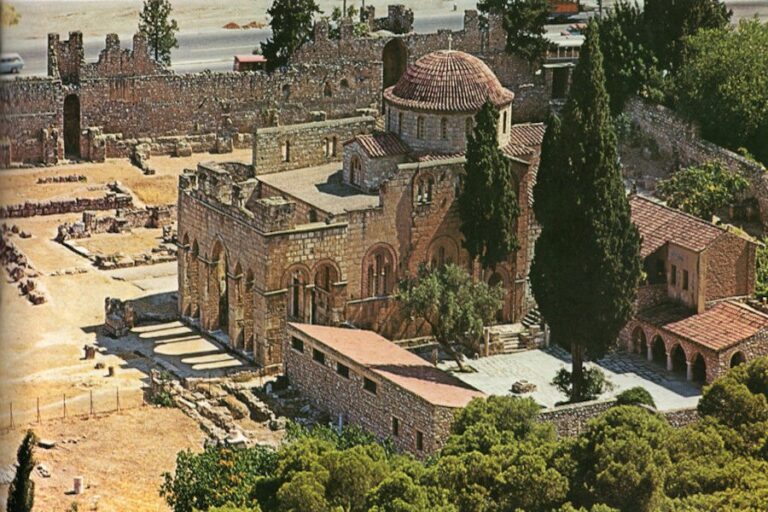 Daphne Monastery from above