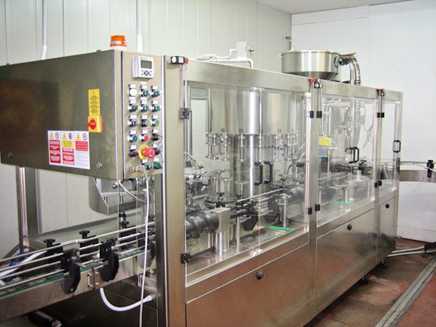 wine packaging machine at 'Evritika Kellaria' plant