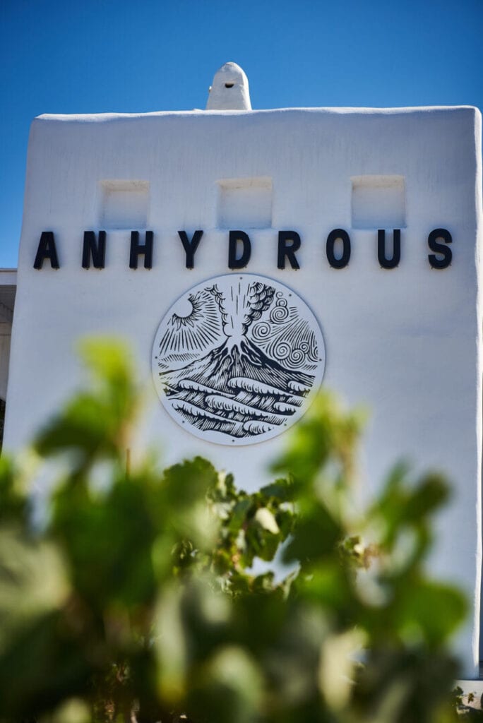 Anhydrous Winery in Santorini
