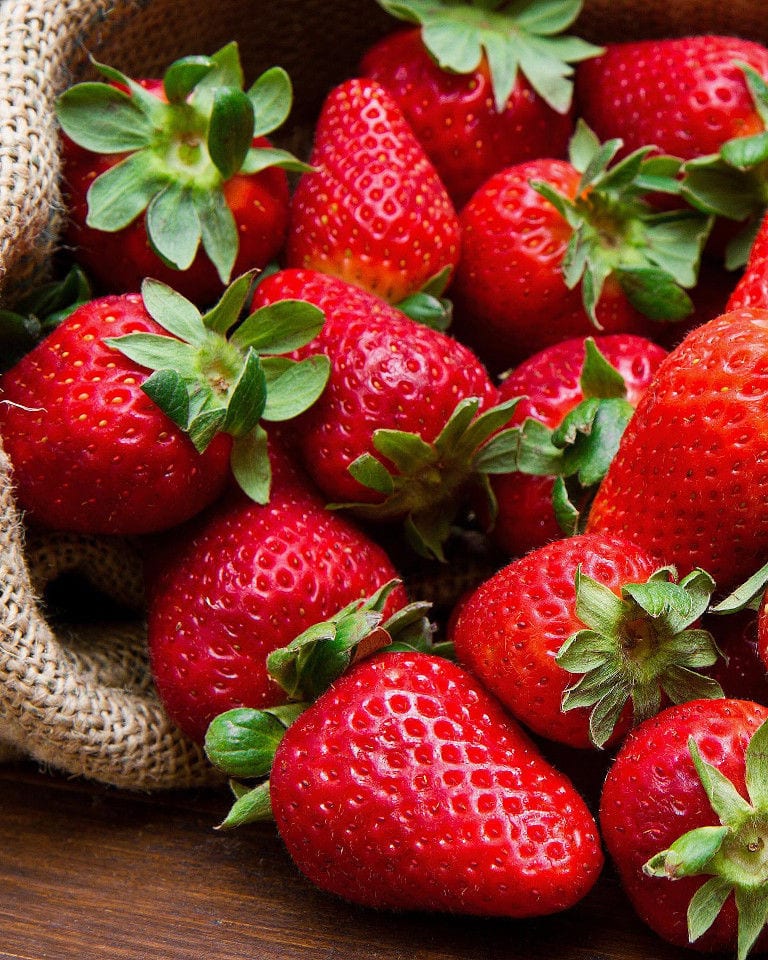 fresh strawberries from 'Ktima Golemi' farm