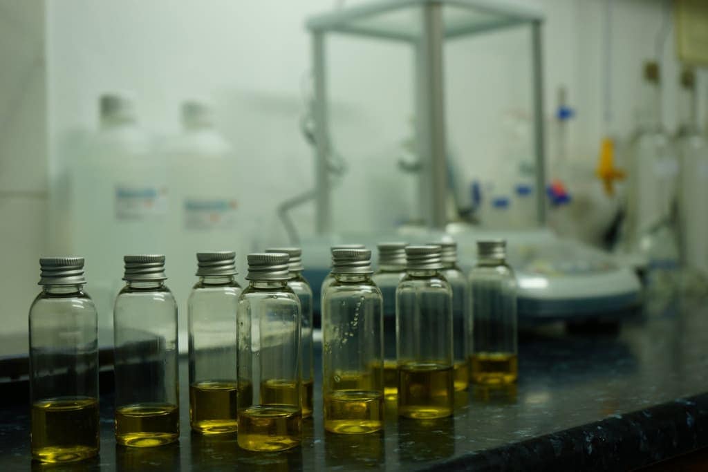 bottles with ‘Markou Olive Oil Samos’|