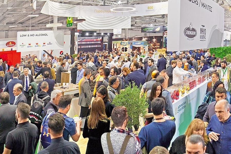 people on HORECA exhibition