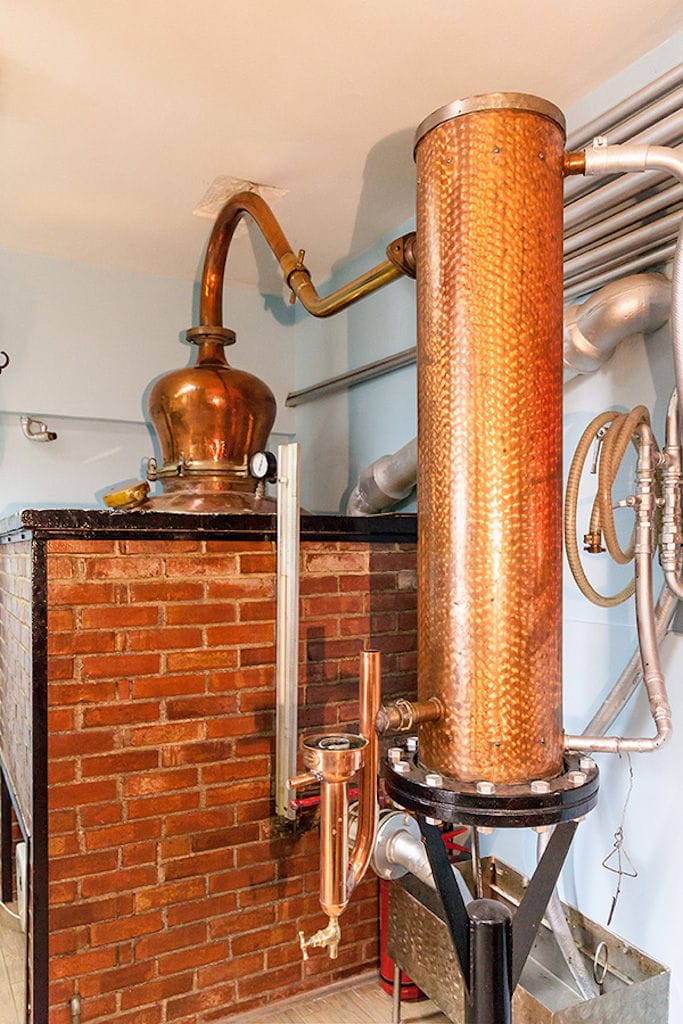 alcohol at distillery equipment spirits at 'Spentza Distillery'