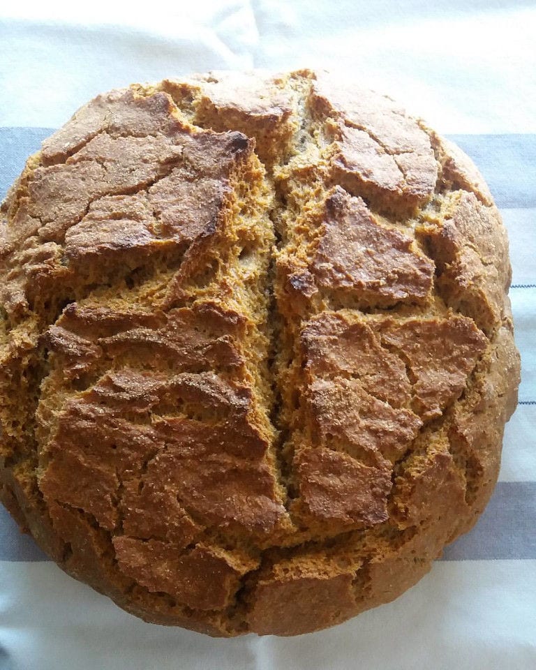 round whole wheat bread from 'The Trinity Farm'