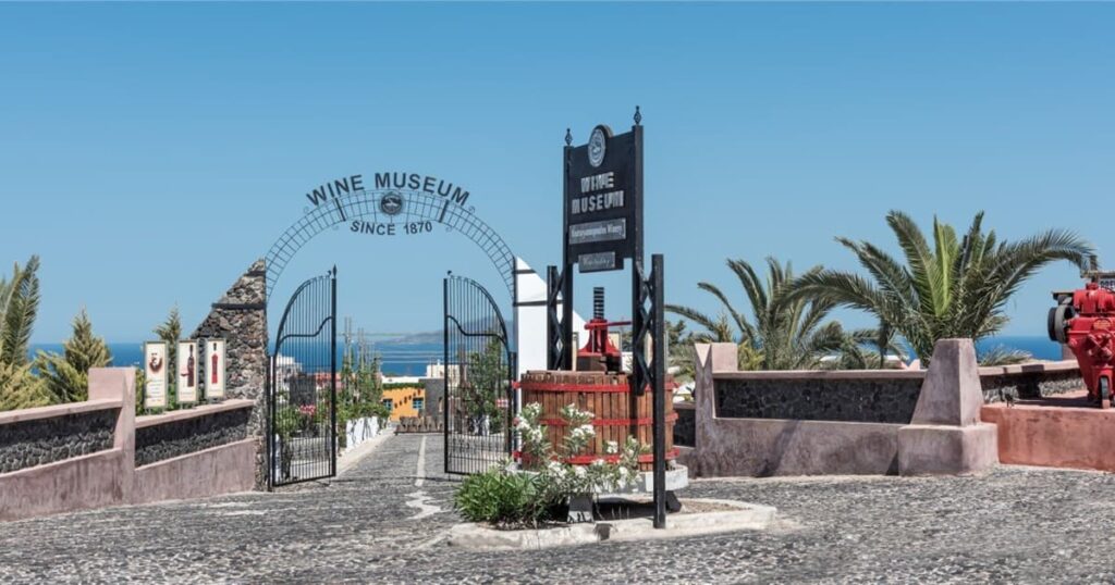 Santorini wine museums