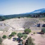 an ancient amphitheater