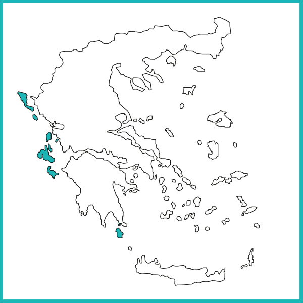 Map Ionian - Gastronomy Tours