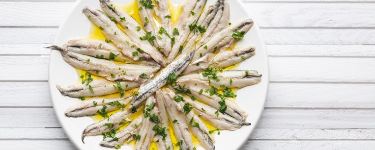 marinated anchovies
