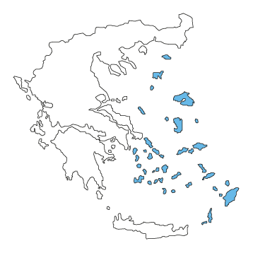 Best Greek Wine Tours - Gastronomy Tours XARTHS NHSIA AIGAIOU cyan 1 - Gastronomy Tours