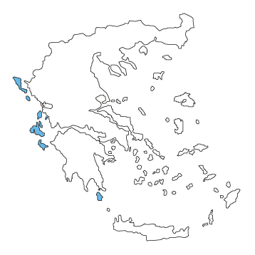 Ionian sea Islands