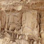 a cave with stalactites and stalagmites