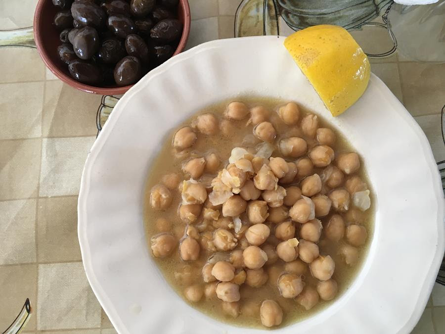 Soup of chicpeas