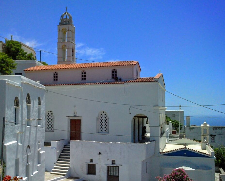 White church under clear blue sky